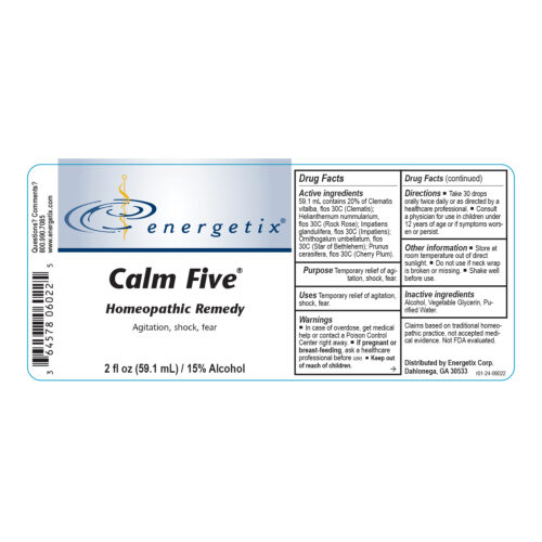 Calm Five Label