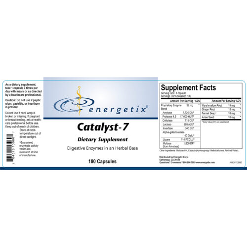 Catalyst-7 180 Cap Label