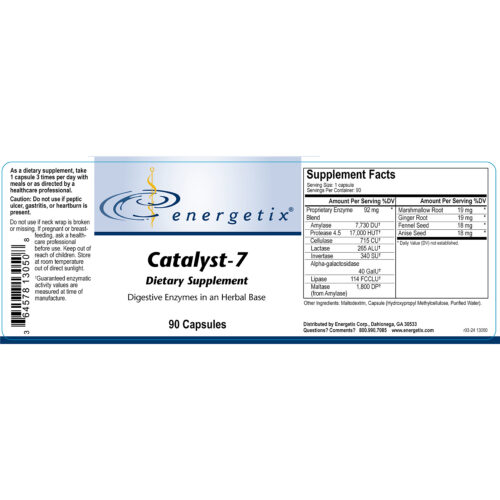 Catalyst-7 90 Cap Label