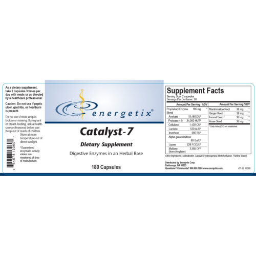 Catalyst-7 180 Cap Label