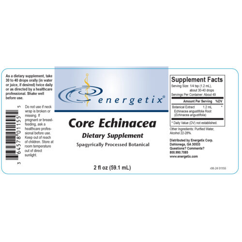 Core Echinacea Label