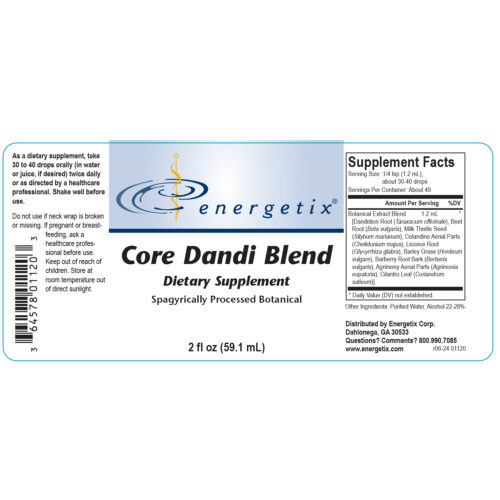 Core Dandi Blend Label