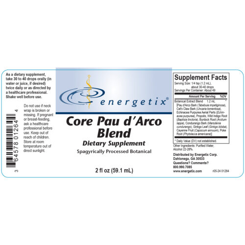 Core Pau d'Arco Label