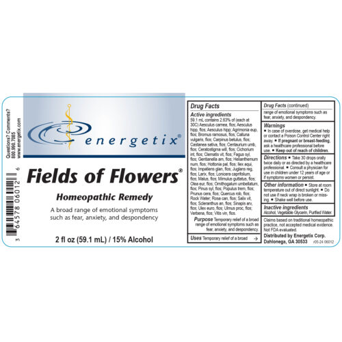 Fields of Flowers Label