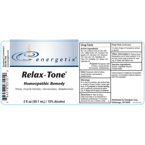 Relax-Tone Label